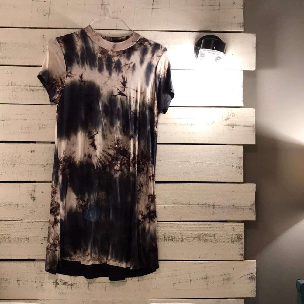 Never worn tie dye short sleeve dress